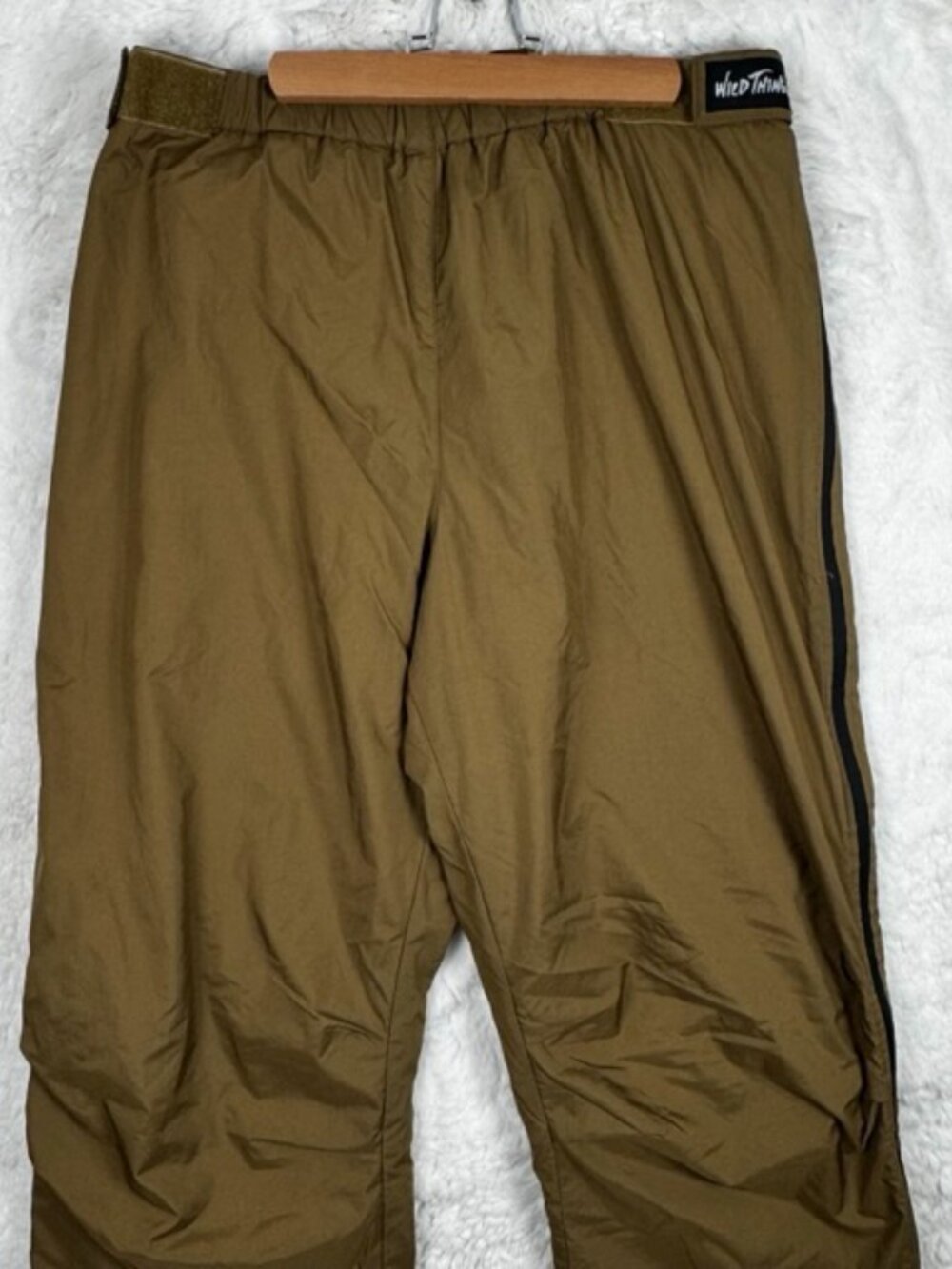 Wild Things PrimaLoft Pant Epic By Next Full Side Zips Brown USA Made Men Large